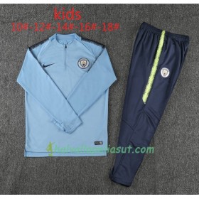 Manchester City Lasten Training Huppari Suits Sininen 2018-2019